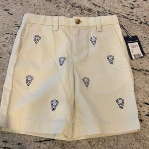 Vineyard Vines boys shorts with lacrosse sticks 4T